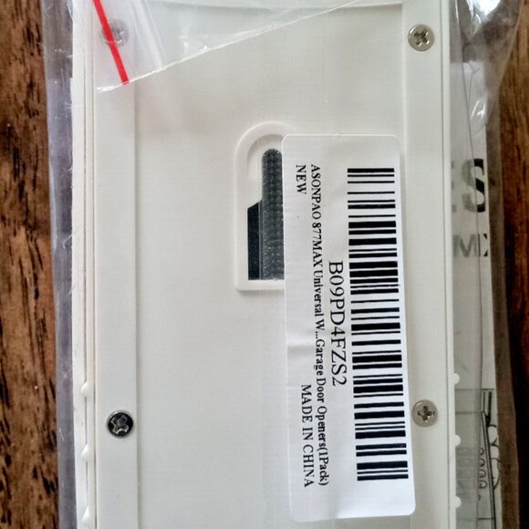 Garage Wireless Keyless Entry 877Max 878Max Compatible 315 MHz 390 MHz Brand New - Picture 4 of 6